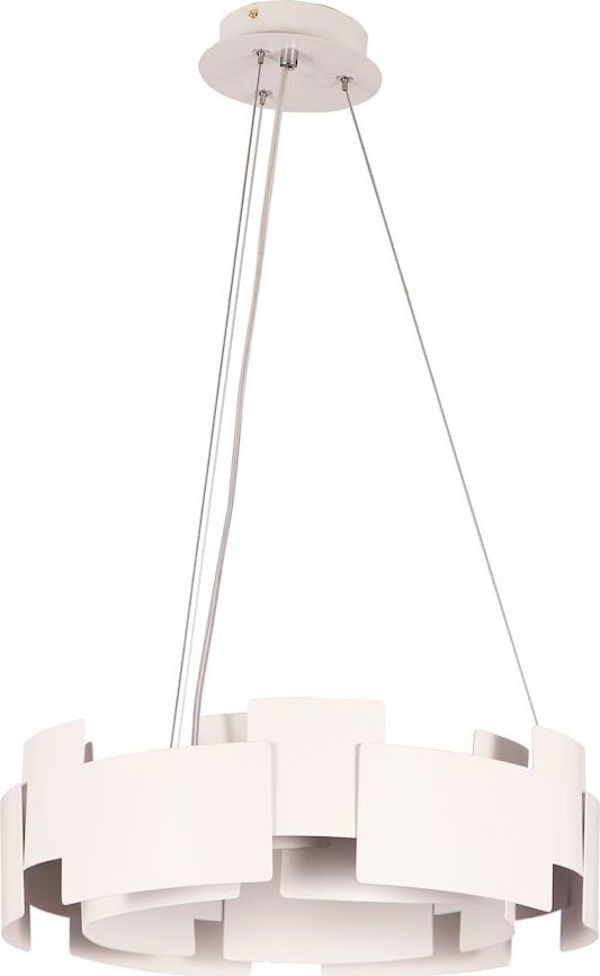 Lampa wiszaca Milagro Nowoczesna lampa sufitowa ledowa biala Milagro TORINO ML6140