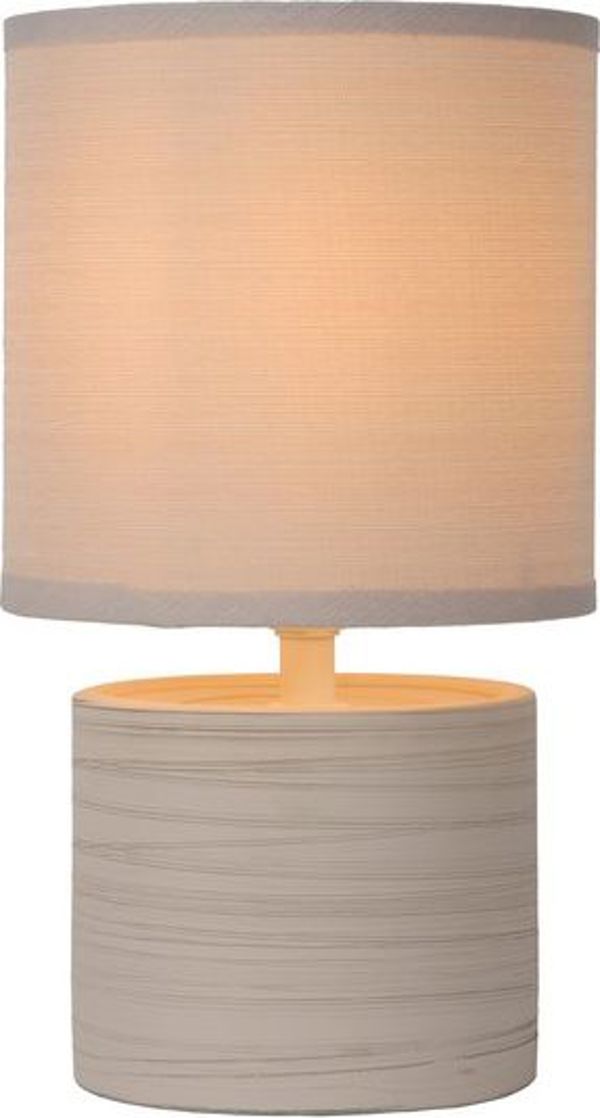 Επιτραπέζιο φωτιστικό Lucide Greasby κρεμ 47502/81/38
