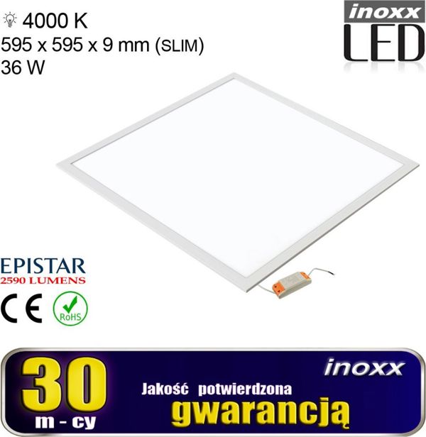 Φωτιστικό οροφής Nvox Panel led 60x60 36w φωτιστικό οροφής κασέτα 4000k ουδέτερο
