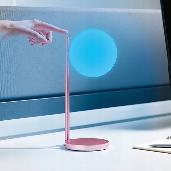 Lexon Bubble Lamp Επιτραπέζιο Φωτιστικό LED 15W με Επαγωγικό Φορτιστή Ανοιχτό Ροζ LH70LP