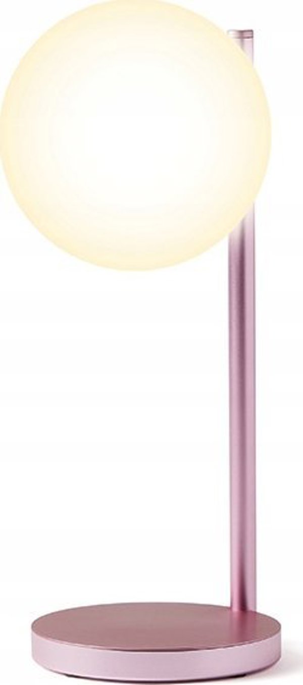 Lexon Bubble Lamp Επιτραπέζιο Φωτιστικό LED 15W με Επαγωγικό Φορτιστή Ανοιχτό Ροζ LH70LP