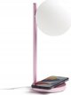 Lexon Bubble Lamp Επιτραπέζιο Φωτιστικό LED 15W με Επαγωγικό Φορτιστή Ανοιχτό Ροζ LH70LP