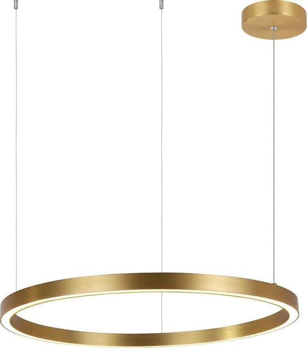 Φωτιστικό οροφής Light Prestige Μοντέρνο φωτιστικό οροφής LED για τραπεζαρία Light Prestige κύκλοι LED LP-033/1P S GD