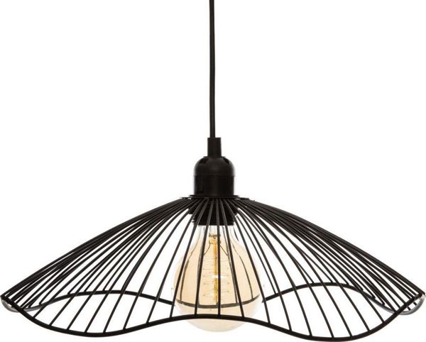Κρεμαστό Φωτιστικό Atmosphera Galt 34cm, Μεταλλικό, Μαύρο, Loft Στυλ, E27