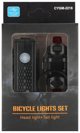 LAMPA ROWEROWA B/O USB TYL/PRZOD 10X16X5 MC W120