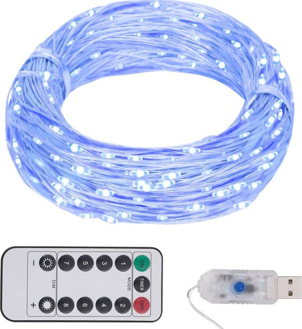 Lampki choinkowe vidaXL 150 LED niebieskie