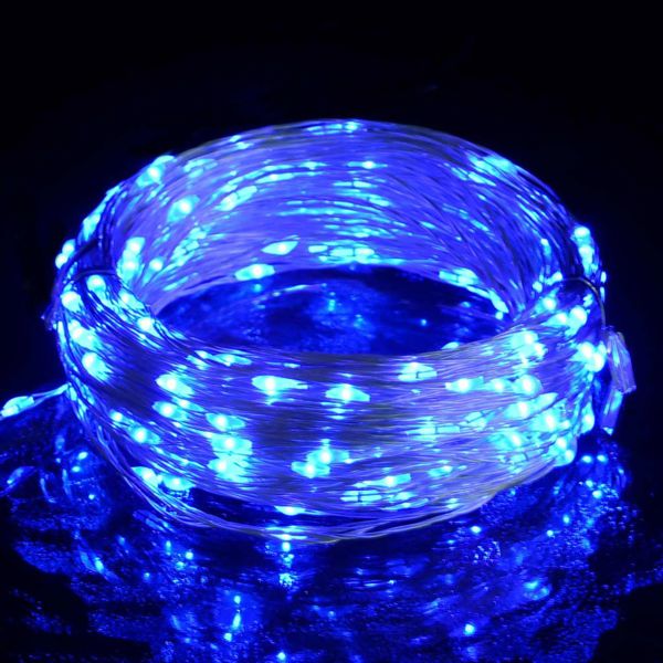 Lampki choinkowe vidaXL 150 LED niebieskie