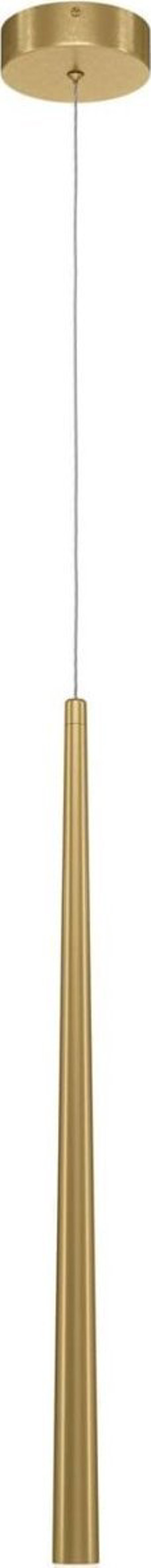 Μονή κρεμαστή λάμπα Maytoni Cascade MOD132PL-L36BSK LED 9W, ορείχαλκος