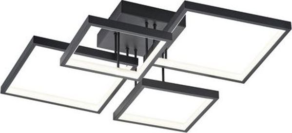 Lampa sufitowa Trio Czarna lampa przysufitowa ledowa do kuchni Trio SORRENTO 627710432