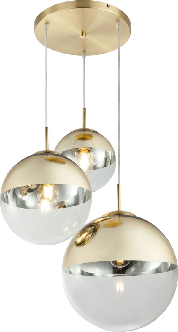 Lampa wiszaca Globo VARUS nowoczesna zolty (15855-3)