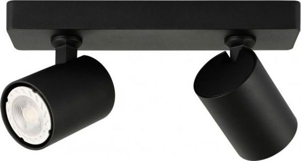 Lampa sufitowa Italux Spot czarny Italux Lumsi SPL-2071-2-MB-BL