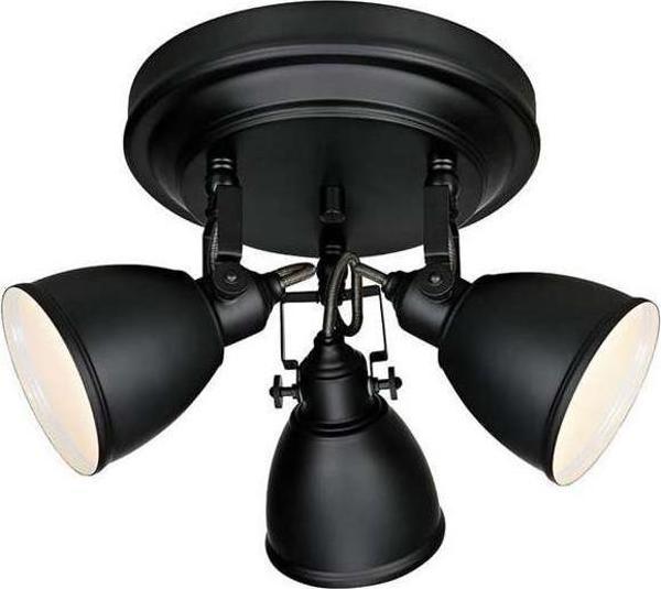 Lampa sufitowa Markslojd Plafon lampa sufitowa spot Markslojd Fjallbacka 3x40W E14 czarna 105815