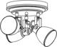 Lampa sufitowa Markslojd Plafon lampa sufitowa spot Markslojd Fjallbacka 3x40W E14 czarna 105815