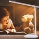 Techly I-LAMP-DSK9 Επιτραπέζιο Φωτιστικό Γραφείου LED 4W Ασύρματο, Ρυθμιζόμενο, Αναδιπλούμενο με Αφή, Λευκό