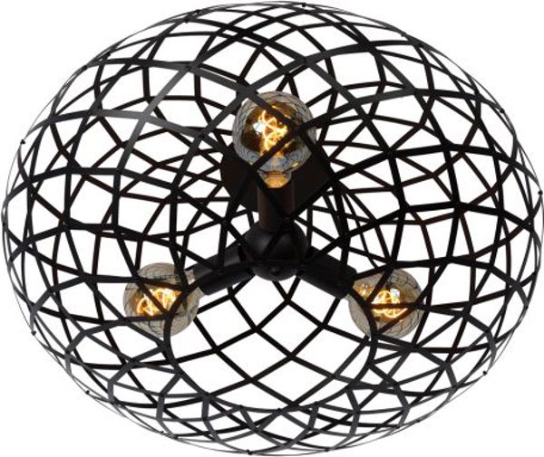 Lampa sufitowa Lucide Loftowy plafon sufitowy do salonu Lucide WOLFRAM 21117/65/30