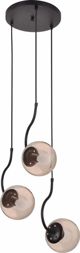 Φωτιστικό κρεμαστό Hook 3 μαύρο Light Prestige