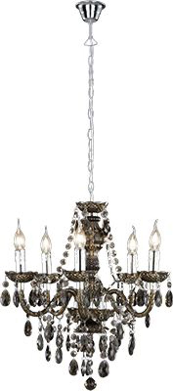 Lampa wiszaca Trio czarny akrylowy RL LSTER zyrandol swiecznikowy R1107-02
