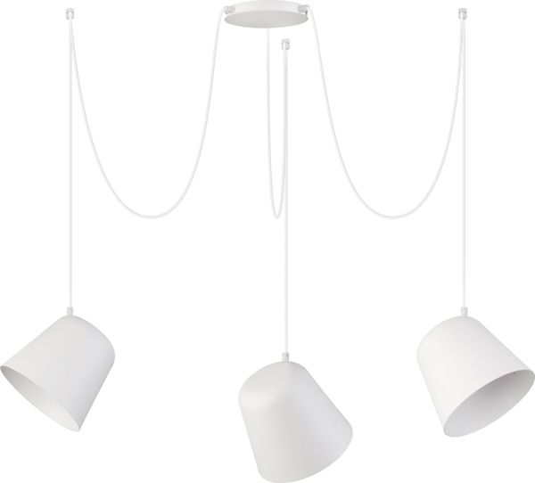 Lampa wiszaca Sigma Jawa nowoczesna biala