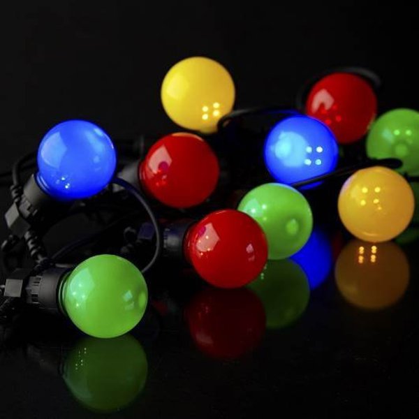 Lampki choinkowe Sirius Sirius Sirius Lucas Supplementsæt - Multi/Sort - 10 LED