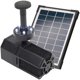 Lampa Aquagarden liberty, kompaktowa pompa solarna, do oczka wodnego, 240 l/h, max wys 1,25 cm, LED 0,15W, panel solarny 5W