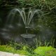 Lampa Aquagarden liberty, kompaktowa pompa solarna, do oczka wodnego, 240 l/h, max wys 1,25 cm, LED 0,15W, panel solarny 5W
