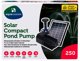 Lampa Aquagarden liberty, kompaktowa pompa solarna, do oczka wodnego, 240 l/h, max wys 1,25 cm, LED 0,15W, panel solarny 5W
