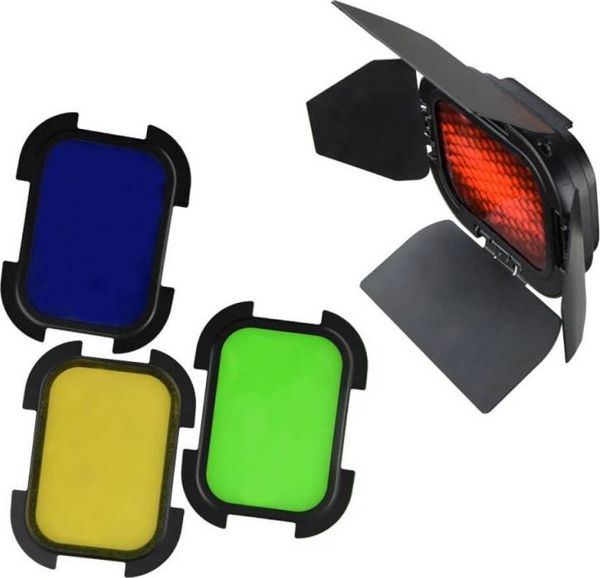 Godox BD-07 Πτερύγια (Barndoors) Για Φωτιστικό Studio Godox AD200