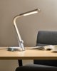 Beliani Φωτιστικό Γραφείου LED CANOPUS Με Θύρα USB Ασημί