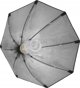 GlareOne Softbox Φωτιστικό Στούντιο Octa 60cm με Λάμπα Φθορισμού Συνεχούς Φωτισμού
