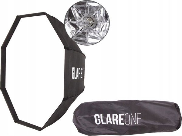 GlareOne Softbox 25x100 PRO Λάμπα Στούντιο με Πλέγμα