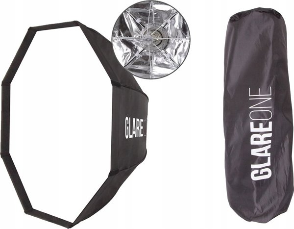 GlareOne Softbox 25x100 PRO Λάμπα Στούντιο με Πλέγμα