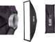 GlareOne Softbox 25x100 PRO Λάμπα Στούντιο με Πλέγμα