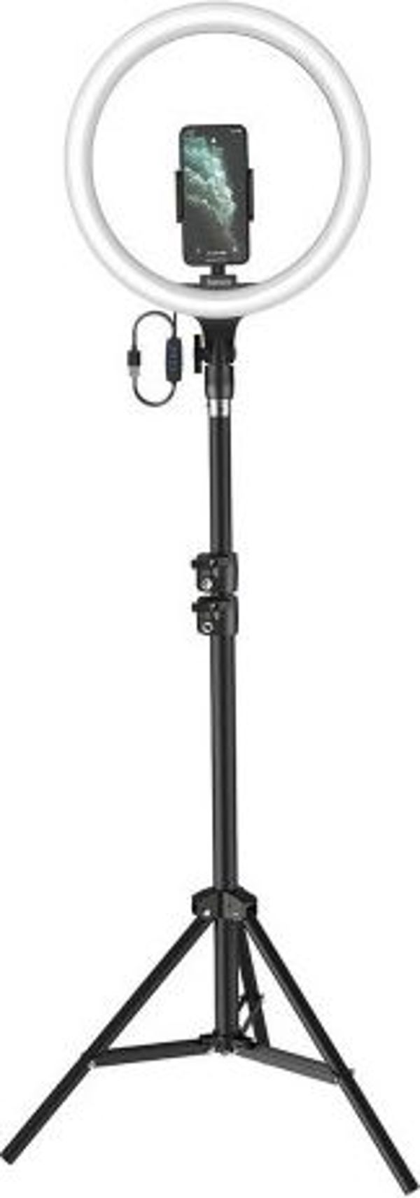 Mozos MLM-30RING Δακτύλιος Φωτισμού Ring LED 30cm με Στατήβα 220cm και Βάση Smartphone