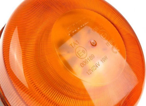 Φακός προειδοποίησης 36 LED 12/24V πορτοκαλί, E9 R65 R10 καθολικός