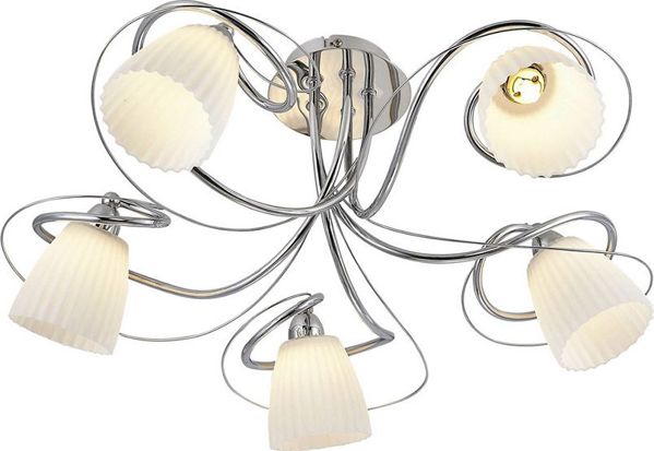Lampa sufitowa Italux Klasyczna lampa przysufitowa do salonu Italux Tipene MC15105-5CR