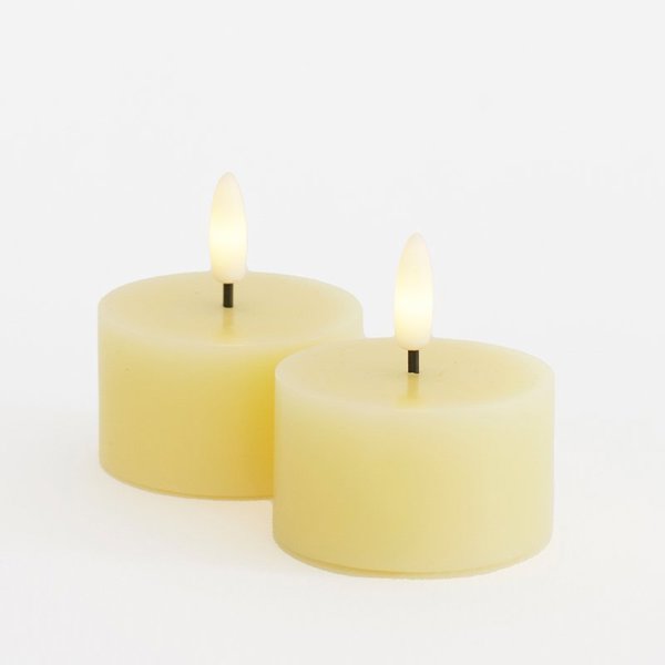 Lampa stolowa Sirius Sille Swieczki tealight 2 szt. zestaw Ø6xH3,4cm Pale Yellow