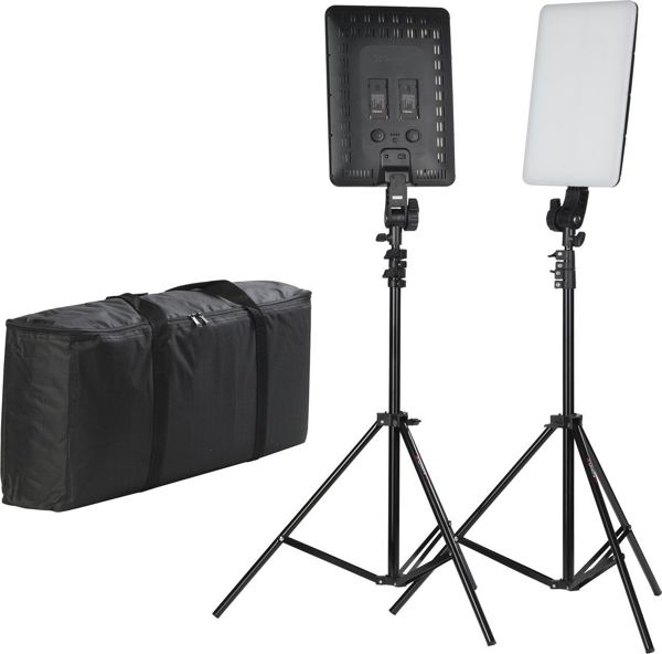 Σετ συνεχούς φωτισμού Quadralite Thea 450 LED KIT 3200K - 5600K