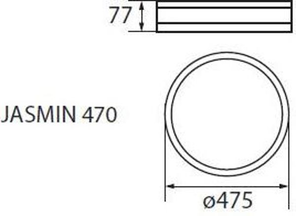 Lampa sufitowa Kanlux Jasmin 3x60W  (23128)