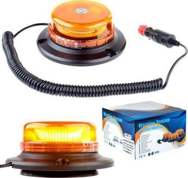 LAMPA OSTRZEGAWCZA OBROTOWA - MAGNES WL400 3W LED MOCNA