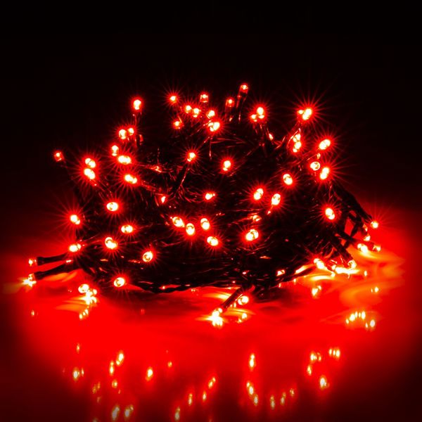 Lampki choinkowe Retlux 150 LED czerwone