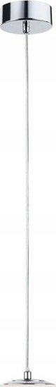 Paulmann Gove Κρεμαστό Φωτιστικό Μπάνιου LED 9W 900lm 3000K IP44 Χρώμιο Σατινέ, Μεταλλικό