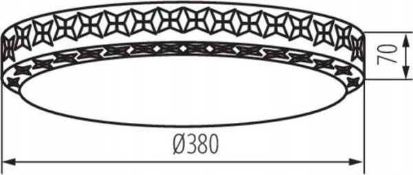 Kanlux Lumko Φωτιστικό Οροφής LED 17.5W 4000K, Λευκό, 37320