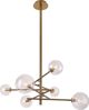 Maxlight Lampa wiszaca mosiadz LOLLIPOP P0294