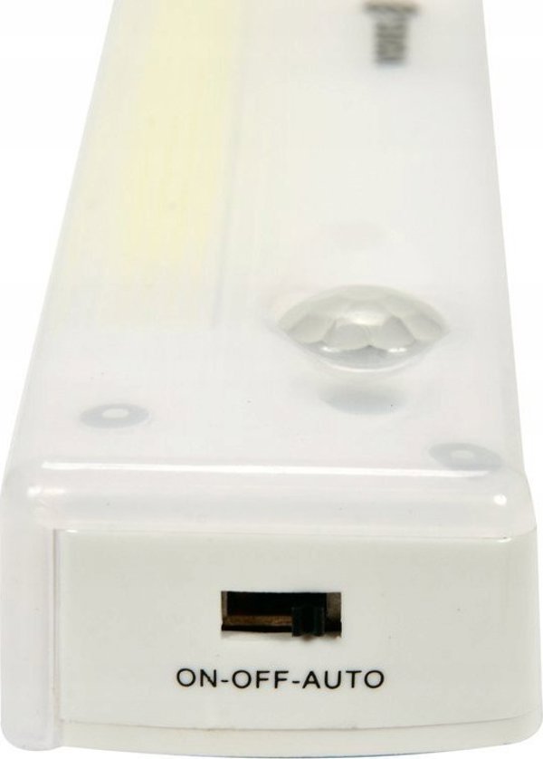 Toya Φωτιστικό Νυκτός LED 3W 120lm με Αισθητήρα Κίνησης και Σούρουπου, Ασύρματο, Λευκό