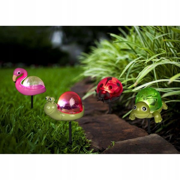 Lampa sufitowa Saska Garden LAMPA BIEDRONKA 1 LED 5x7,5x13CM