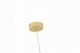 Κρεμαστό Φωτιστικό Light Prestige Mariposa LP-1715/1P, 8W LED, Μεταβλητό Φως (3000K-6000K), 1040Lm, Διαφανές/Χρυσό