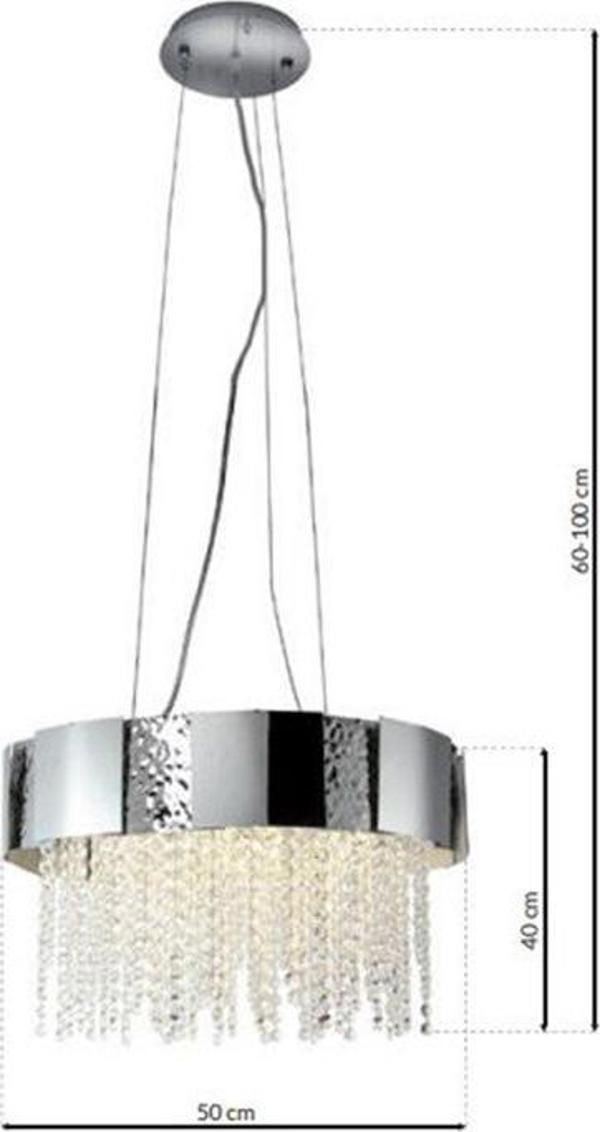 Κρεμαστό φωτιστικό Astor 8xGU10 Milagro