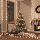 vidaXL Χριστουγεννιάτικα λαμπάκια με 2000 LED, θερμό λευκό