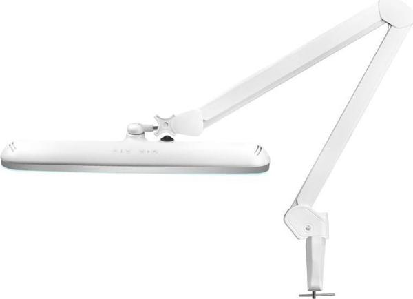 Activeshop Επιτραπέζιο Φωτιστικό Εργασίας Elegante, Λευκό, Με Μέγγενη