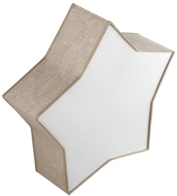 TK Lighting Φωτιστικό Οροφής Star Linen 5958 Υφασμάτινο Μπεζ